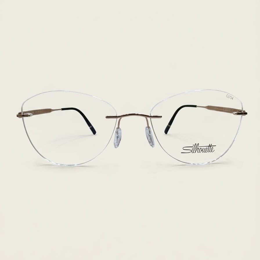 Оправа с футляром Silhouette The Timeless Visionary - Glossy Rosegold 5603 3530 54-17-140