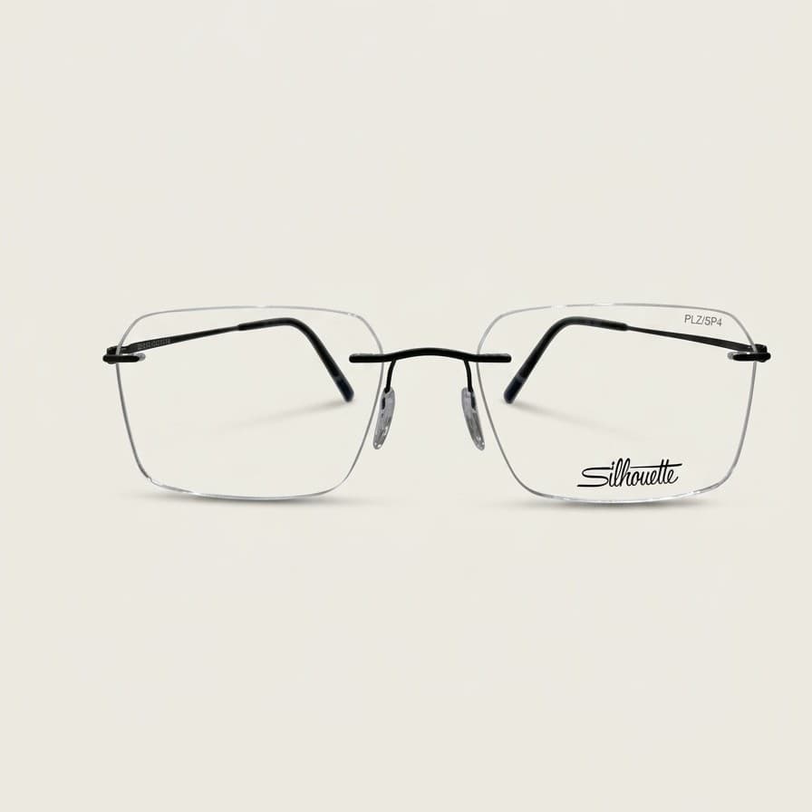 Оправа с футляром Silhouette The Refined - Striking Ruthenium 5593 6660 54-17-145