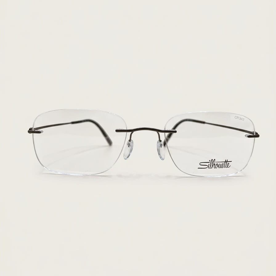 Оправа с футляром Silhouette The Refined - Cool Brown 5593 6040 54-17-145