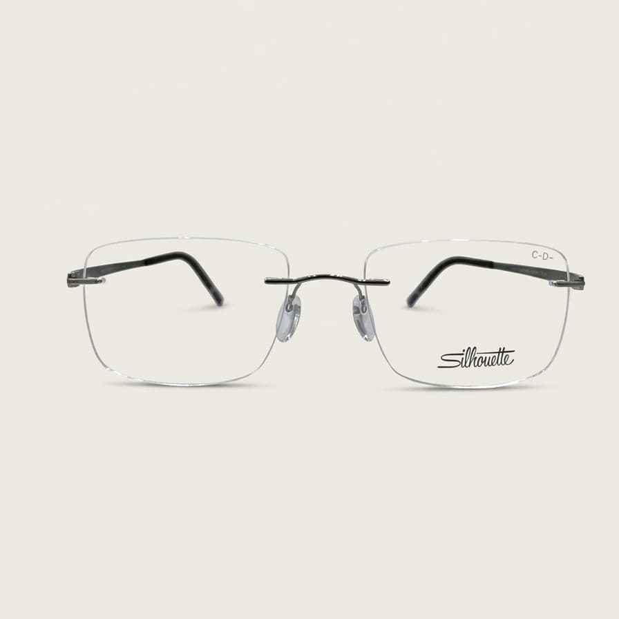 Оправа с футляром Silhouette Momentum - Titanium / Iceland Black 5529 9010 54-19-145