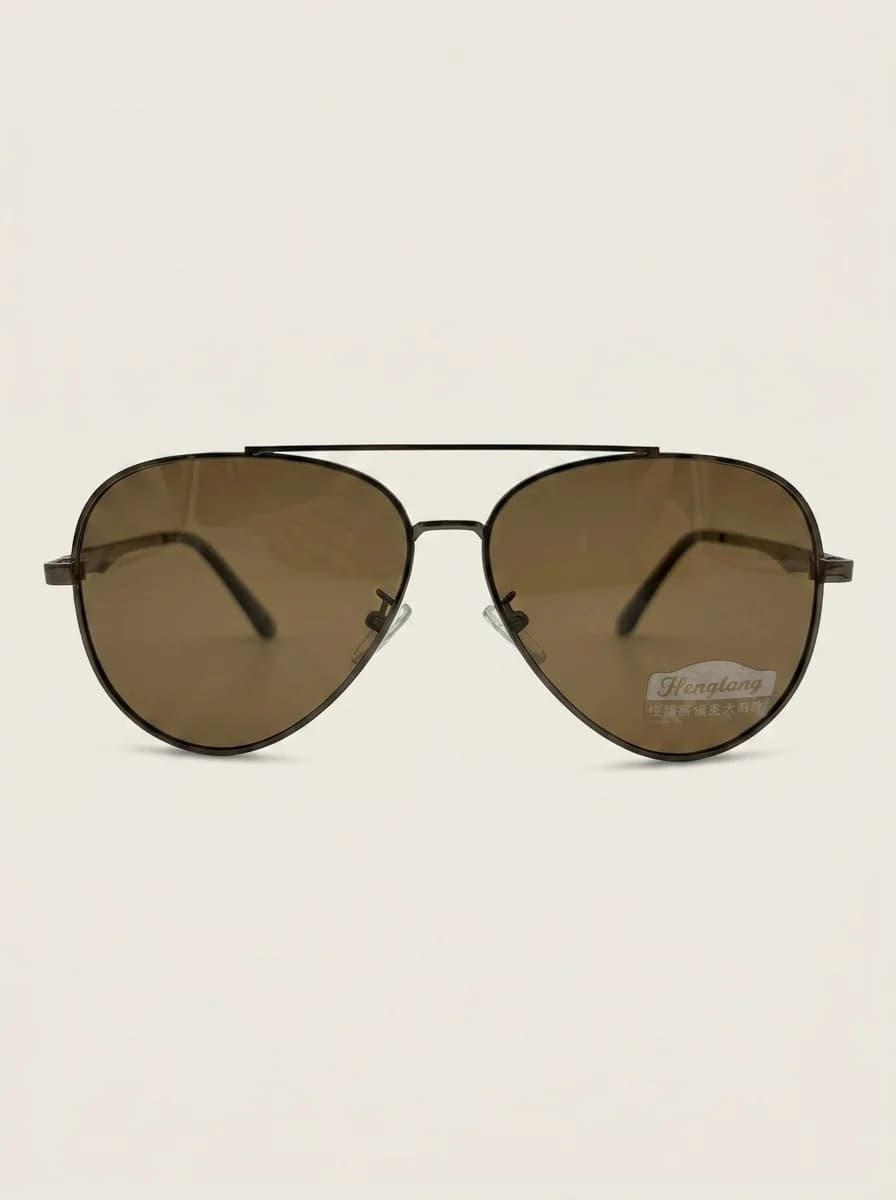 Очки солнцезащитные Henglang3035 Brown 54-19-138