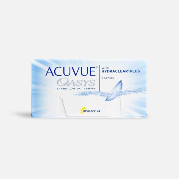 Контактные линзы Acuvue Oasys with Hydraclear Plus (6 линз)